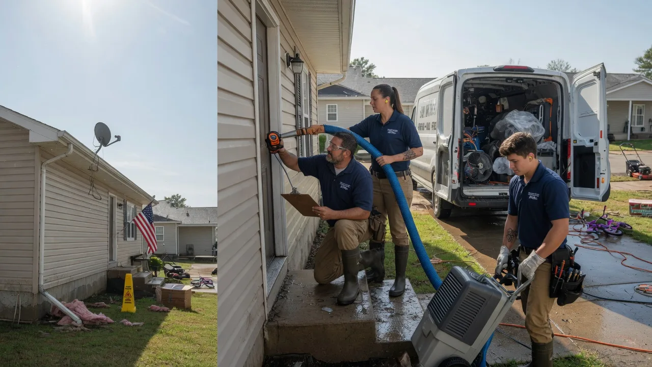 Ceiling Water Damage Restoration in Ingalls, IN near me